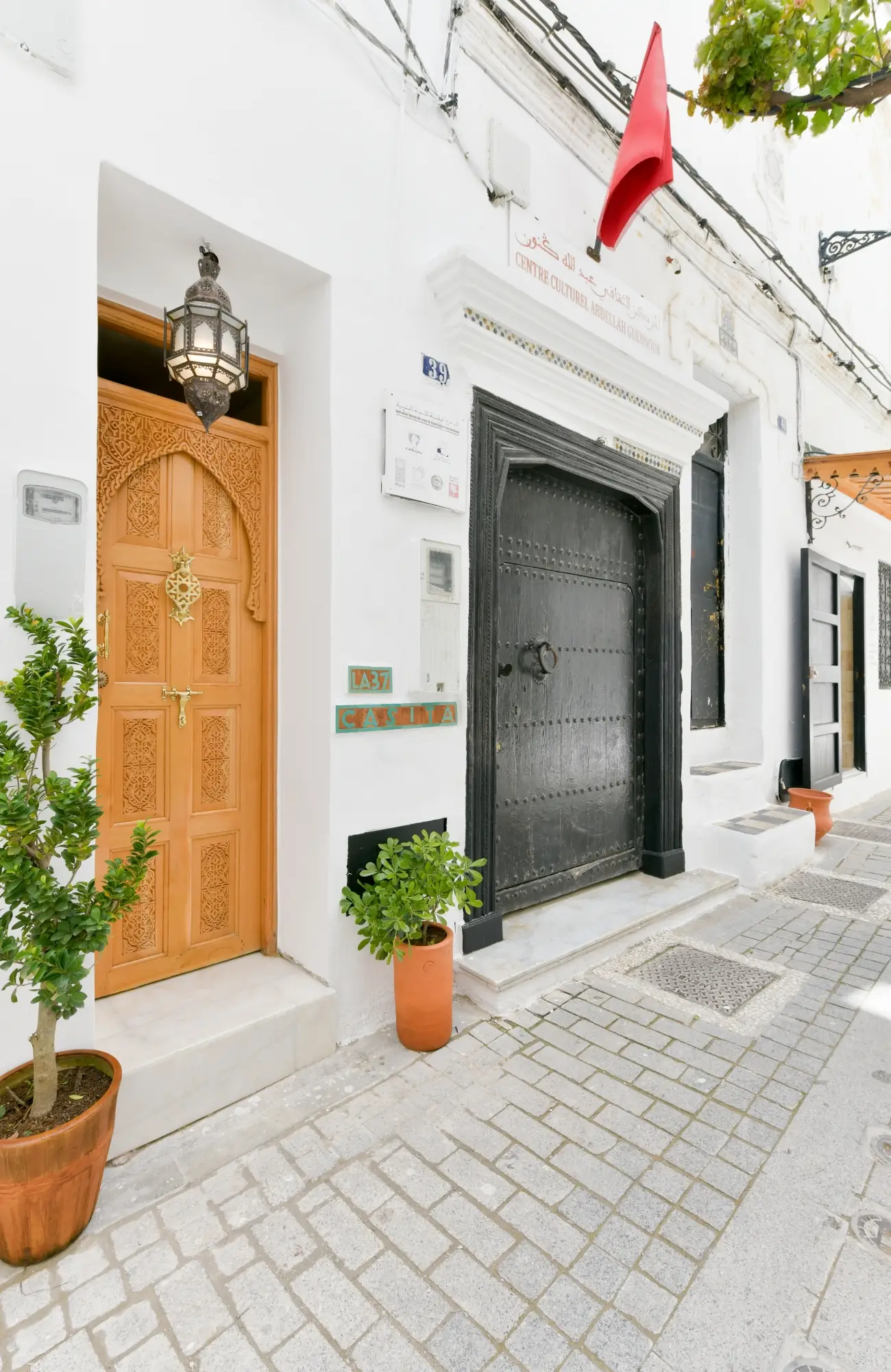 alojamiento auténtico kasbah tánger decoración