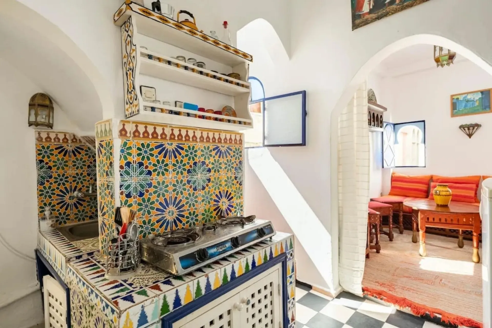 Dar Yamna Tánger – Casa tradicional en la Kasbah con terraza