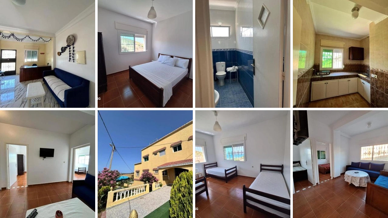 Villa Diki Beach en Tánger: Apartamentos con vistas al mar y confort