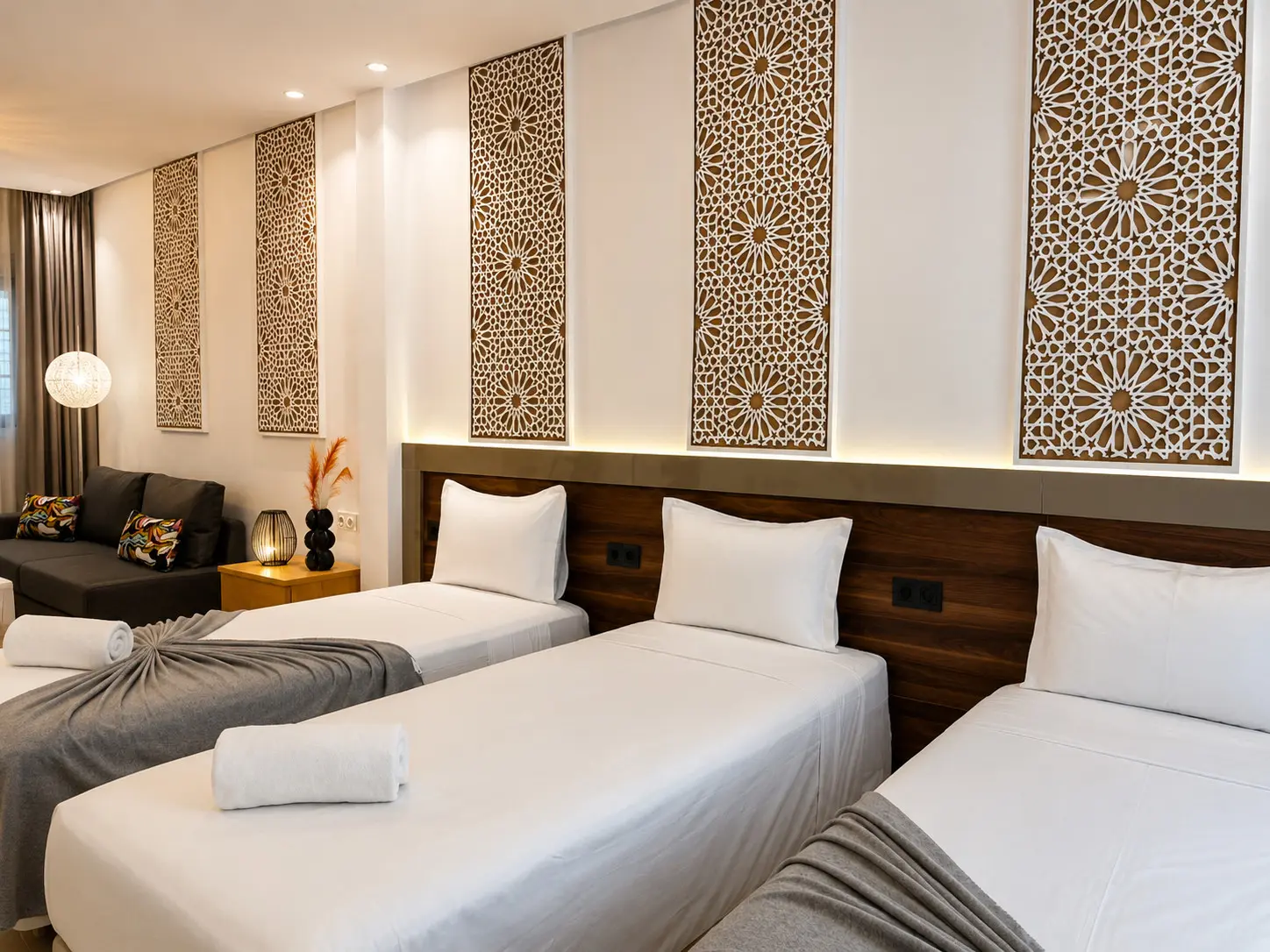 Comedor y cocina abierta de Suite Vedre 3